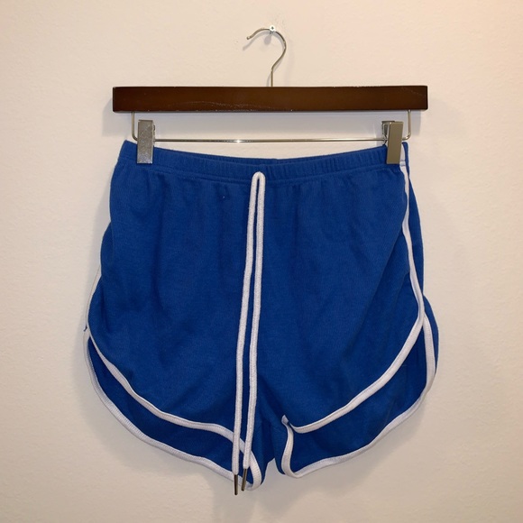Shein Blue & White Athletic shorts size S - Picture 2 of 8